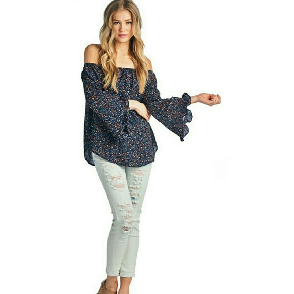 💮 Beautiful boho - gypsy style top 😍 S,M,L - Picture 2 of 8